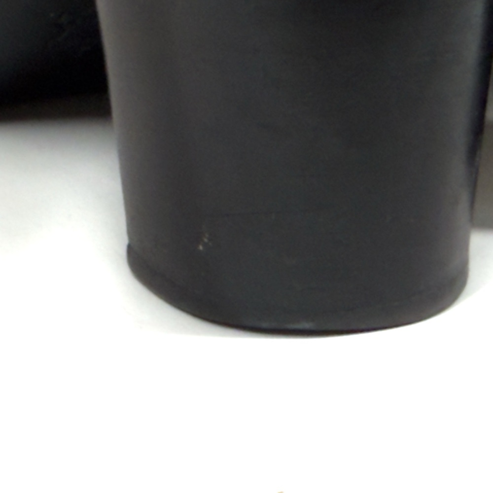 Tory Burch Blaire Simone Knee High Riding Boots Black Leather Side Zip 7.5M - Picture 12 of 13